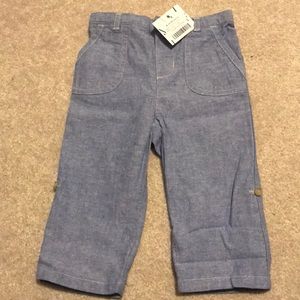 Janie and Jack 6-12 month boys blue pants